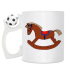 Кружка с футбольным мячиком