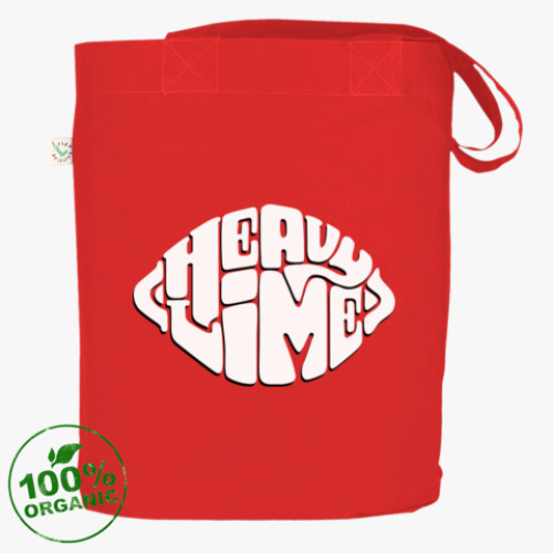 Сумка шоппер с принтом Heavy Lime