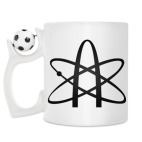 Кружка с футбольным мячиком