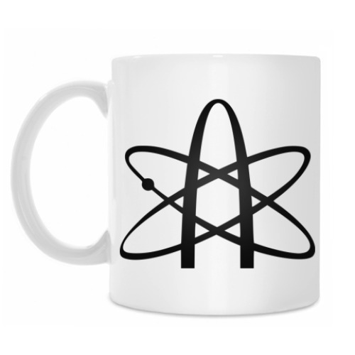 Кружка с принтом Символо атеизма