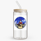 Банка с бамбуковой крышкой