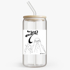 Банка с бамбуковой крышкой