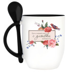 Кружка с ложкой