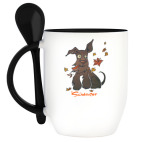 Кружка с ложкой