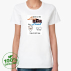 Женская футболка органик