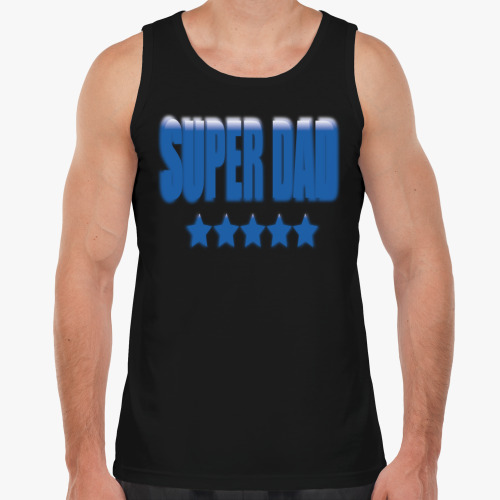 Майка с принтом super dad