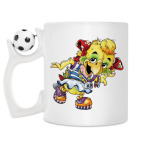 Кружка с футбольным мячиком