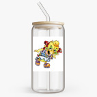 Банка с бамбуковой крышкой