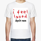 Классическая футболка I feel loved