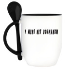 Кружка с ложкой