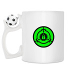 Кружка с футбольным мячиком
