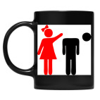 Кружка цветная UV-DTF