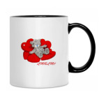 Кружка двухцветная