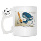 Кружка с футбольным мячиком