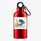 Металлическая бутылка 400 мл UV-DTF