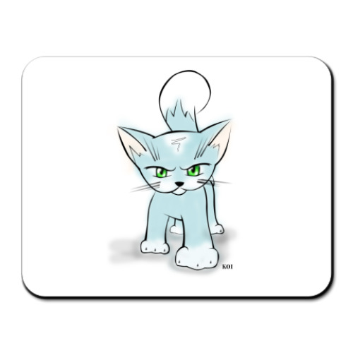 Коврик для мыши с принтом Котик