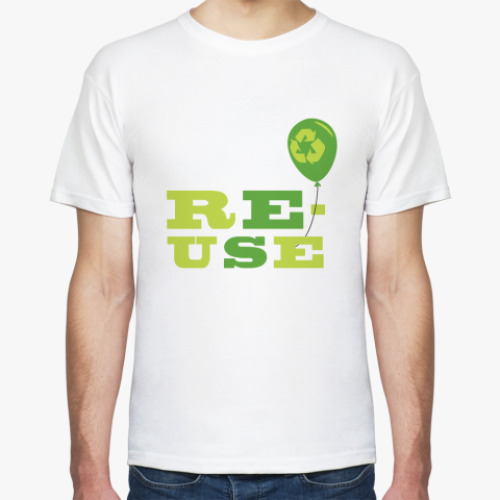 Футболка с принтом ECO line