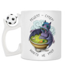 Кружка с футбольным мячиком