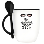 Кружка с ложкой