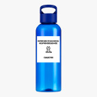 Прозрачная спортивная бутылка