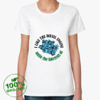 Женская футболка органик