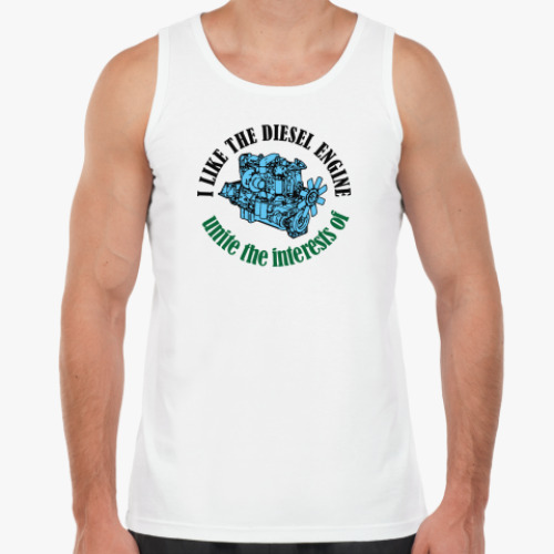Майка с принтом Мне нравится дизель