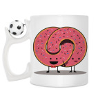 Кружка с футбольным мячиком