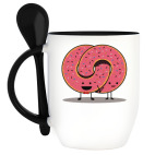 Кружка с ложкой