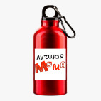 Металлическая бутылка 400 мл UV-DTF