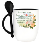 Кружка с ложкой