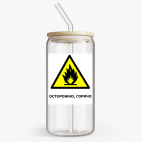 Банка с бамбуковой крышкой