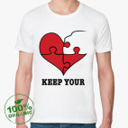 Мужская футболка органик