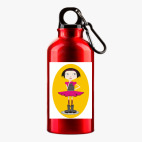 Металлическая бутылка 400 мл UV-DTF