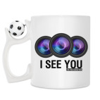 Кружка с футбольным мячиком