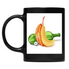 Кружка цветная UV-DTF