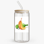 Банка с бамбуковой крышкой