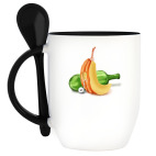 Кружка с ложкой