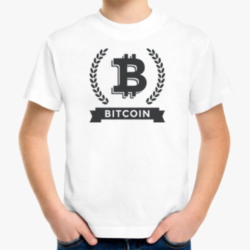 Детская футболка Bitcoin - Биткоин