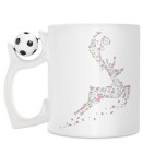 Кружка с футбольным мячиком