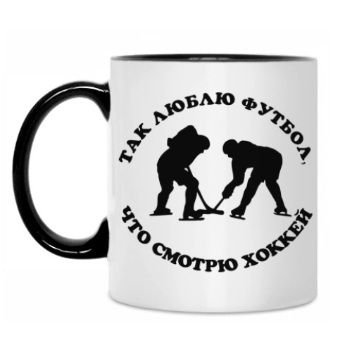 Кружка с принтом Хоккей