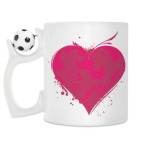 Кружка с футбольным мячиком