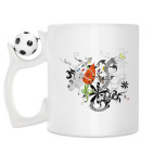 Кружка с футбольным мячиком