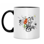 Кружка двухцветная