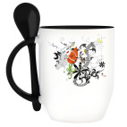 Кружка с ложкой