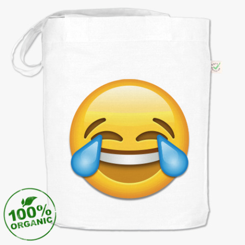 Сумка шоппер Emoji Смайл: Слезы Радости