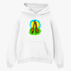 Толстовка худи оверсайз