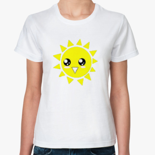 Классическая футболка футболка ж Sun