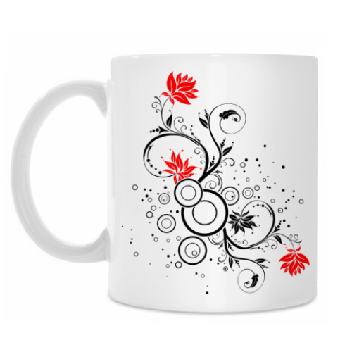 Кружка с принтом Узоры