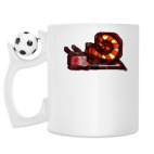 Кружка с футбольным мячиком