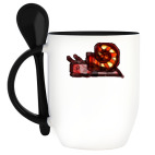 Кружка с ложкой